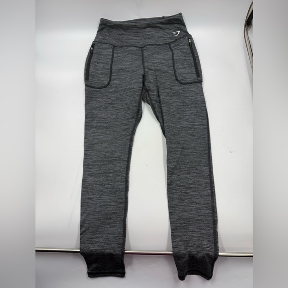 Pants - Gymshark Fleece Line Pocket Leggings Woman Size Med